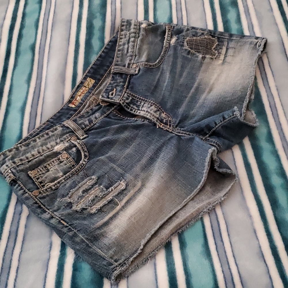 Destressed BKE Jean shorts